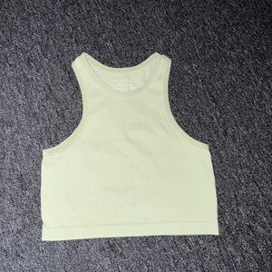 White Fox Sage Green Top